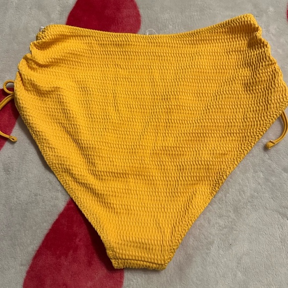 NWT WET SWIMWEAR Bright Yellow Bikini Bottom with Side Ties - Picture 4 of 9